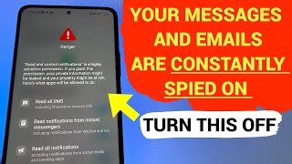 MESSAGES and EMAILS on YOUR PHONE BEING SPIED ON TURN THIS OFF [upl. by Sjoberg]