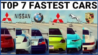 Need For Speed Heat  Top 7 Fastest Speed Cars [upl. by Chancellor630]