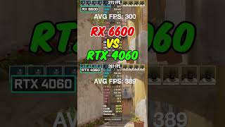 RX 6600 vs RTX 4060  Who Wins benchmark [upl. by Gus31]