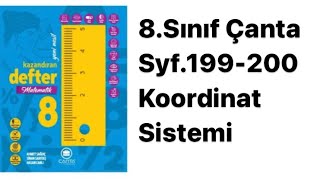 8SINIF ÇANTA DEFTER S199200 KOORDİNAT SİSTEMİ [upl. by Ameekahs47]