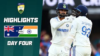 Australia v India 202425  Third Test  Day Four [upl. by Elatan]