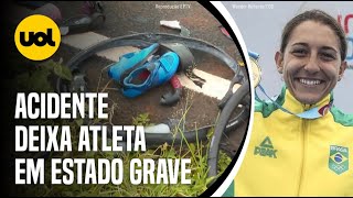 ACIDENTE DEIXA TRIATLETA LUISA BAPTISTA EM ESTADO GRAVE ELA FOI ATROPELADA ENQUANTO TREINAVA [upl. by Eidnar]