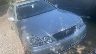 Slammed Gs300 straight pipe cold start revs and walkaround [upl. by Lurlene]