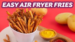 Easiest Air Fryer French Fries  Sweet Potato Fries [upl. by Neddie]