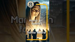 Sainte Karine  Martyrs de la Fidélité viedessaints foi musique foicatholique spiritualité [upl. by Analaf]