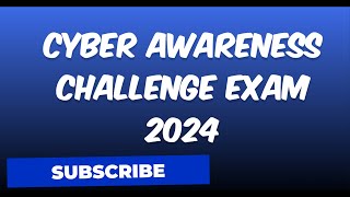 CYBER AWARENESS CHALLENGE EXAM 2024DOD CYBER AWARENESS CHALLENGE 2024 QUESTIONS AND ANSWERSshorts [upl. by Armand]