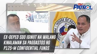 ExDepEd SDO iginiit na walang kinalaman sa paggastos ng P125M confidential funds  TV Patrol [upl. by Joelly]