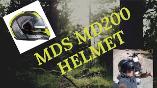 MDS MD200 HELMET REVIEW [upl. by Enerak668]