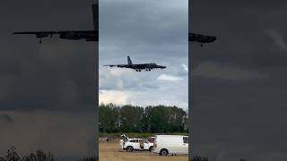 B52 arrival at RAF Fairford avgeek aviation plane b52stratofortress [upl. by Aicelf]