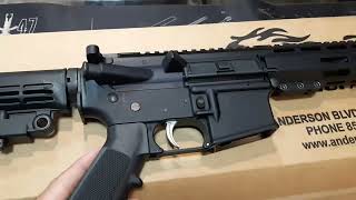 ANDERSON MANUFACTURING AM 15 RIFLE  REVIEW AND UNBOXING AR15 556 RIFLE [upl. by Ferne]