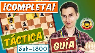 Guía COMPLETA de TÁCTICA para jugadores de AJEDREZ con menos de 1800 de RATING [upl. by Eehsar]