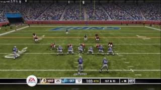 Madden NFL 2010 Funny Offsides Touchdown Glitch [upl. by Nnahoj]