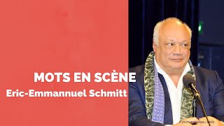 Mots en scène  EricEmmanuel Schmitt [upl. by Cerf]