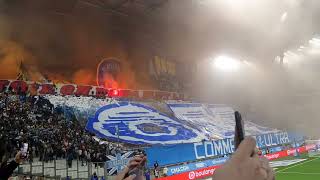 OM PSG 28102024  LES ENORMES TIFOS DES VIRAGES SUD et NORD DU STADE VELODROME [upl. by Enomes889]