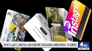 MTAs last limitededition MetroCards amid move to OMNY  NBC New York [upl. by Clari278]