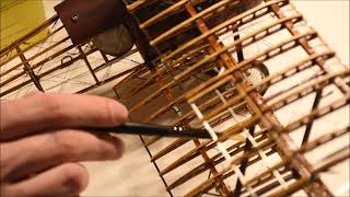 I Built Aircraft Biplane  Sopwith Camel  Artesania Latina  Part 34  Varnish [upl. by Yendahc]