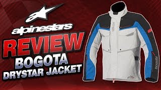 Alpinestars Bogota Drystar Jacket Review from Sportbiketrackgearcom [upl. by Jerrine]