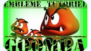 Black Ops 2  Emblème Tutoriel quotGoombaquot  Super Mario Bros [upl. by Jakob]