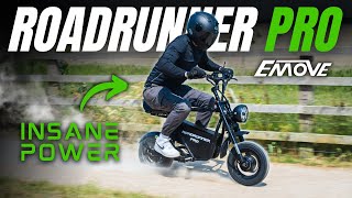 INSANELY Powerful Seated Electric Scooter  EMOVE RoadRunner Pro Review [upl. by Nnylylloh]