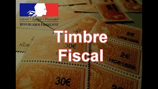 Achat dun timbre fiscal  France [upl. by Ativel]