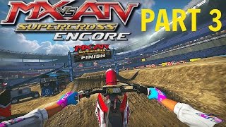 MX vs ATV Supercross Encore  GameplayWalkthrough  Part 3  Vegas Baby [upl. by Ramedlab]