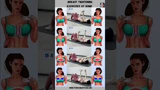 Breast Tightening Exercises at Home shorts breastexercise viralshorts fitnessmantram sagging [upl. by Elder876]