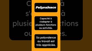 Vocabulaire Français en Action Polyvalence apprendrelefrançais apprendrelefrancais [upl. by Athenian38]