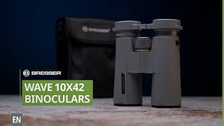 BRESSER Wave 10x42 Fernglas  Binoculars [upl. by Enialehs672]