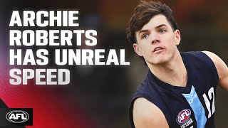 Archie Roberts has the CRAZY pace the Bombers need  Pick 54 2023  Essendon [upl. by Nilreb]