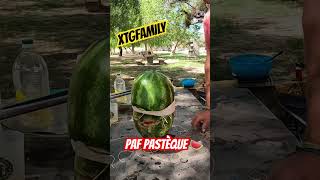 pastèque fruit légume végétarien vegan potager famille jeux fails shorts xtgfamily [upl. by Stirling]