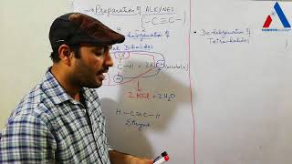 Methods of Preparation of AlkynesDehalogenationDehydrohalogenation of Vicinal dihalides [upl. by Tavi]