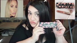 Channon Rose Nude quotCakequot liquid lipstick UNBOXING review [upl. by Gnouv879]