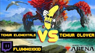 Temur Elementals vs Temur Clover  Theros Beyond Death Standard [upl. by Pillyhp]