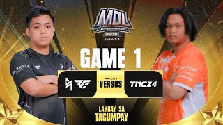 MDL PH S3 Playoffs Day 1 BLRW vs TNZ4 Game 1 [upl. by Yrahca108]