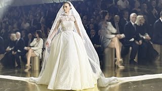 Pronovias Bridal Spring 2023  Barcelona Bridal Fashion Week [upl. by Atirehgram901]