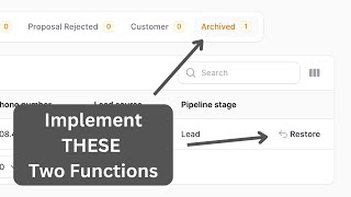 Filament SoftDeletes Show Archive and Restore [upl. by Eelarak]