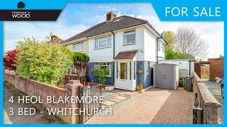 Walkthrough property video tour of 4 Heol Blakemore  Cardiff [upl. by Euqinay]