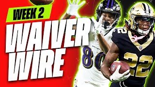 TOP 20 Waiver Wire Targets for Week 2  2024 Fantasy Football Advice [upl. by Ecitnirp438]