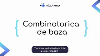 Combinatorica de baza OJI clasa 10 [upl. by Heindrick]