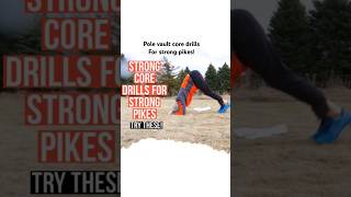 Pole vault training for a strong core and pike [upl. by Eatnoled800]