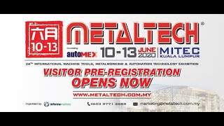 METALTECH 2020 Promotional Video  Date 10  13 June 2020  Venue MITEC Kuala Lumpur [upl. by Luapnaej]