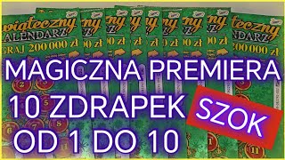 ŚWIĄTECZNY KALENDARZ premiera zdrapki lotto za 100 złotych [upl. by Arymas]