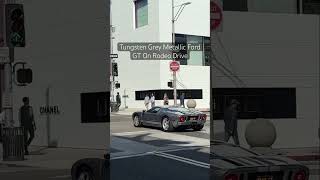 Tungsten Grey Metallic Ford GT On Rodeo Drive [upl. by Ahsenek639]