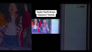 Taylor Swift drops F bomb at Patriots vs Chiefs game [upl. by Viviyan561]