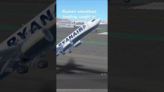 Ryanair smoothest landing ryanair aviation planespotting ryanairlanding flight airport [upl. by Ephram]