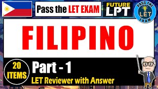 FILIPINO QUIZ PART 1  LET REVIEWER WITH ANSWER [upl. by Abrahamsen]