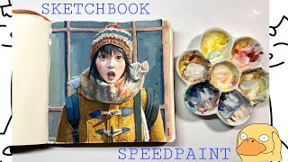 Sketchbook SpeedpaintProcess [upl. by Delwyn]