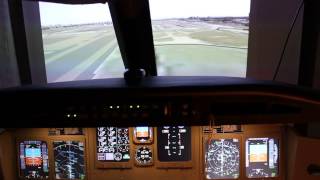 Aircraft simulator at home  home cockpit of CRJ200 [upl. by Azilef]