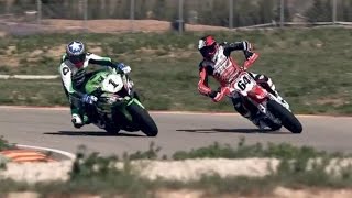 Supermoto Vs Superbike [upl. by Asihtal]