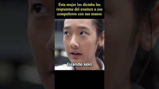 😱Esta mujer les dictaba las respuestas del examen a sus compañeras con moviemovie pelis [upl. by Woodsum]